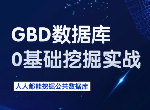 GBD数据库零基础挖掘实战