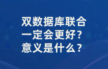 双数据库联合一定会更好？意义是什么？