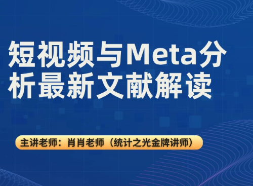 短视频与Meta分析最新文献解读