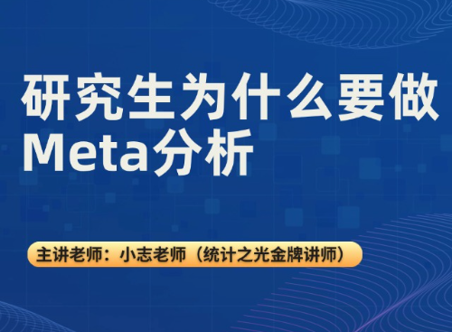 研究生为什么要做Meta分析